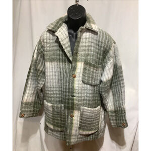 Vintage Gray & Pink Southern Exposure Barn Coat Jacket Large